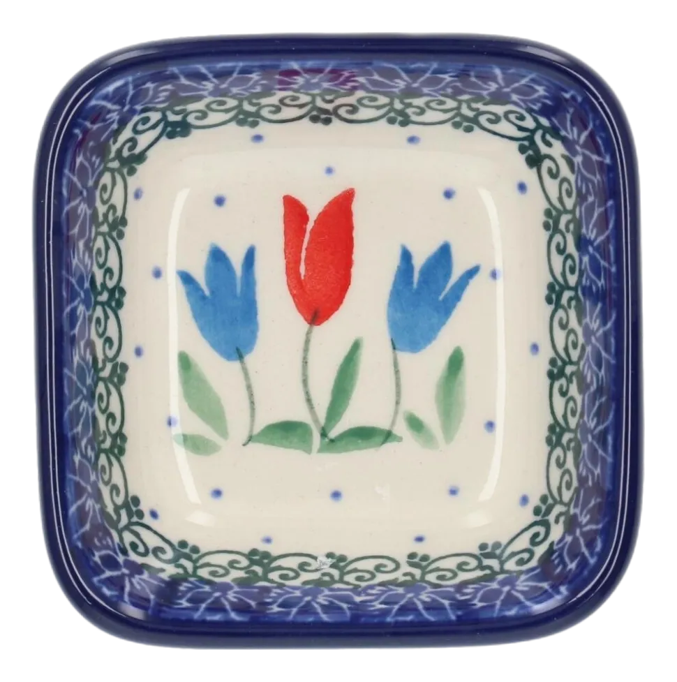 Kom Bunzlau Castle Vierkant Tulip Royal (70 ml)