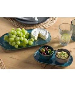 Kom Leonardo Matera Blauw 8 cm