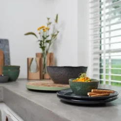 Kom Leonardo Matera Groen 12 cm (6-Delig)