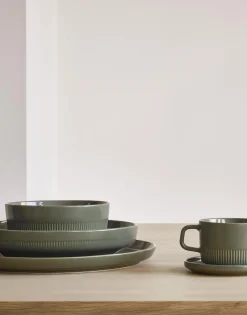 Marc O'Polo Kom Moments Olive Green 14 cm (Set van 4) New