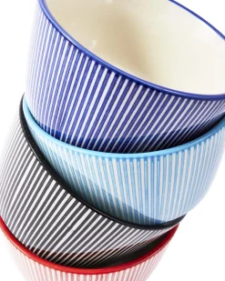 POLSPOTTEN Kom Marine Striped Multi (Set van 4) Best