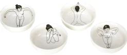 POLSPOTTEN Kom Undressed Ø11,5 cm (Set van 4)