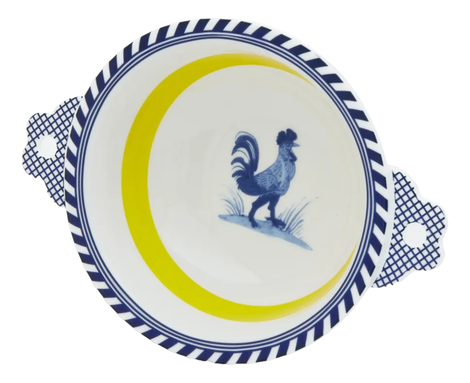 Kom Polspotten x Rijksmuseum Bird Patterned Yellow 17 cm