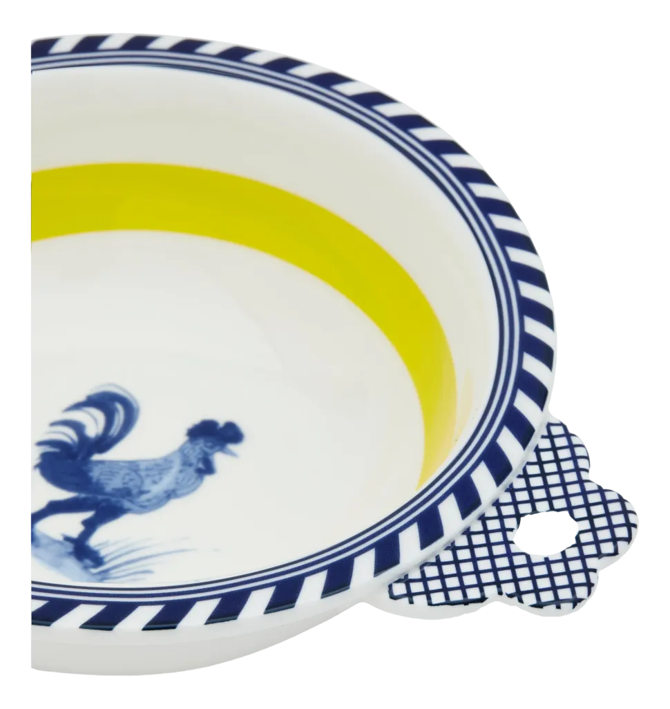 Kom Polspotten x Rijksmuseum Bird Patterned Yellow 17 cm