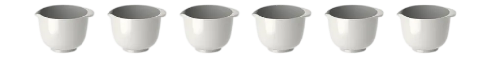 Rosti Kom Margrethe Mini White ABS 25 ml (Set van 6)