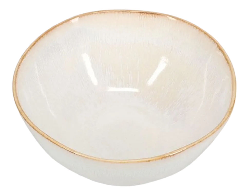 Kom Salt & Pepper Artisan White 17 cm (Set van 4)
