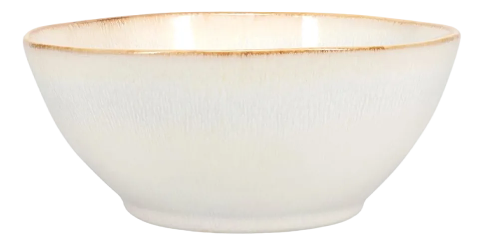 Kom Salt & Pepper Artisan White 17 cm (Set van 4)