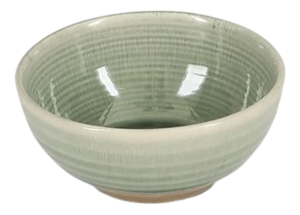 Kom Salt & Pepper Cameo Green / Dark Brown 10,5 cm (Set van 4)