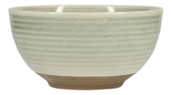 Kom Salt & Pepper Cameo Green / Dark Brown 18 cm (Set van 2)
