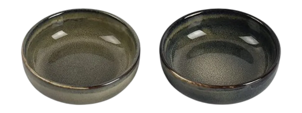 Kom Salt & Pepper Meridian Blue / Green 9 cm (Set van 4)