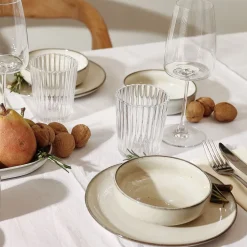 Kom Salt & Pepper Meridian Ivory 13 x 4 cm (Set van 4)