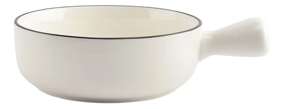 Kom Salt & Pepper Nero White 15,5 cm (Set van 2)