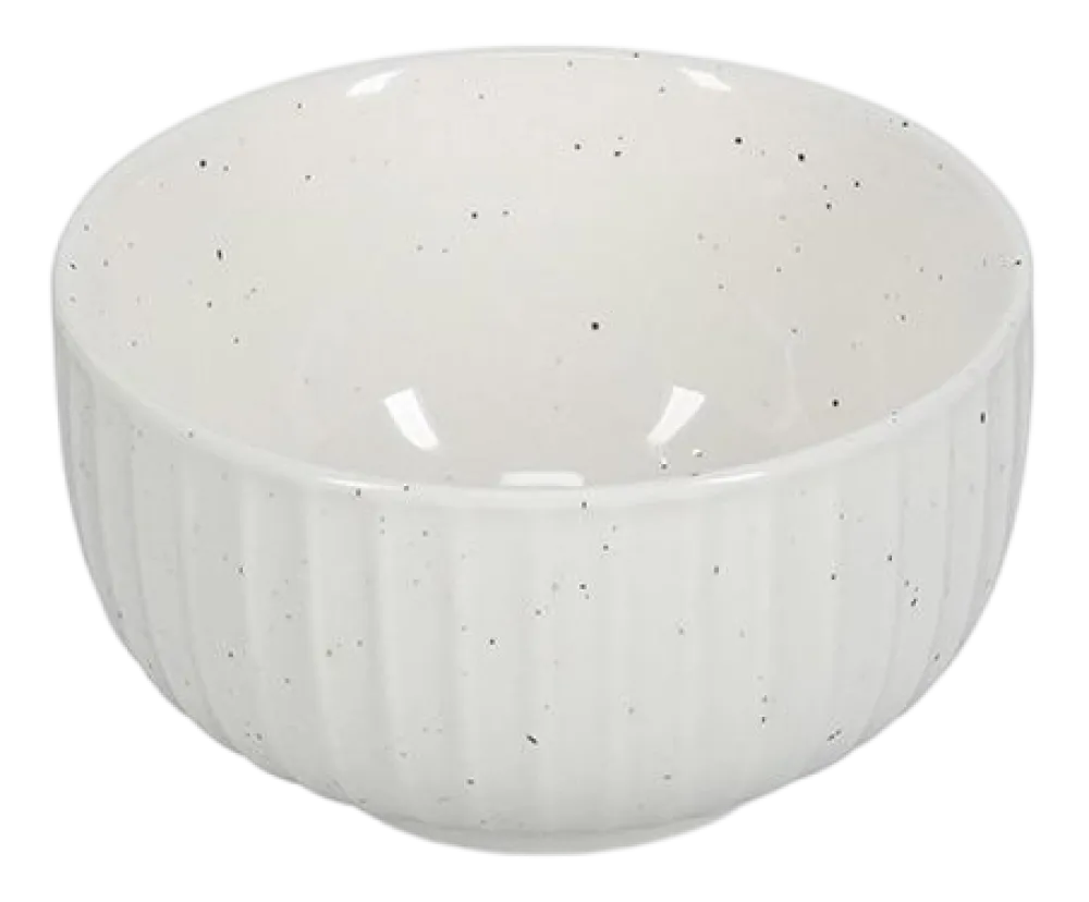 Salt & Pepper Kom Ora Gloss White / Black 10,5 cm (Set van 4) Online