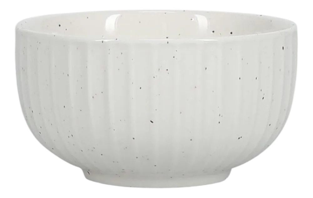 Salt & Pepper Kom Ora Gloss White / Black 10,5 cm (Set van 4) Online