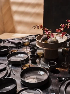 Kom Serax Dune Tableware By Kelly Wearstler Dark Brown XL 41 cm Low