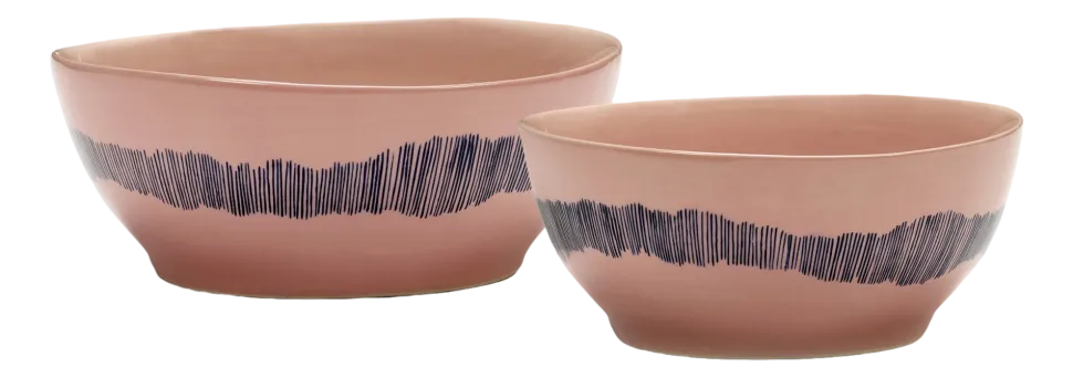 Kom Serax Feast tableware by Ottolenghi Pink Blue 16 cm