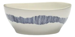Serax Kom Feast Tableware By Ottolenghi White Blue L 18 cm Outlet