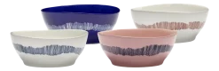 Serax Kom Feast Tableware By Ottolenghi White Blue L 18 cm Outlet