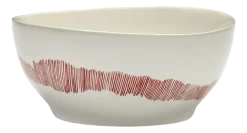 Serax Kom Feast Tableware By Ottolenghi White Red S 16 cm Hot