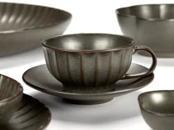 Serax Kom Inku Tableware Green M 11 cm Sale