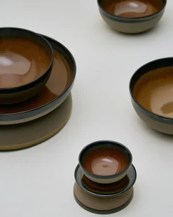 Kom Serax Surface Tableware By Sergio Herman Rusty Brown L 13 cm