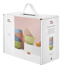 Staub Kom Ceramique Macaron Gietijzer 12 cm (Set van 6) Clearance