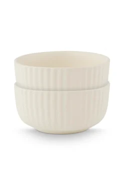 Kom vtwonen Bowls Ceramic Offwhite 15 cm (Set van 2)