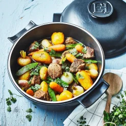 Emile Henry Kookpan Delight Rond Slate 4 L Hot