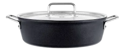 Fissler Kookpan Adamant Laag met RVS Deksel 24 cm Discount