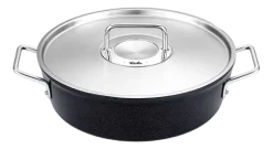 Fissler Kookpan Adamant Laag met RVS Deksel 24 cm Discount