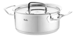 Fissler Kookpan Original Profi Collection Laag met RVS Deksel 24 cm Discount