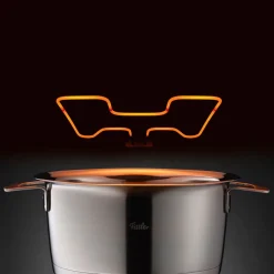 Kookpan Laag Fissler Phi Collection met Glasdeksel 24 cm
