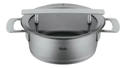 Fissler Kookpan Laag Phi Collection met Glasdeksel Sale