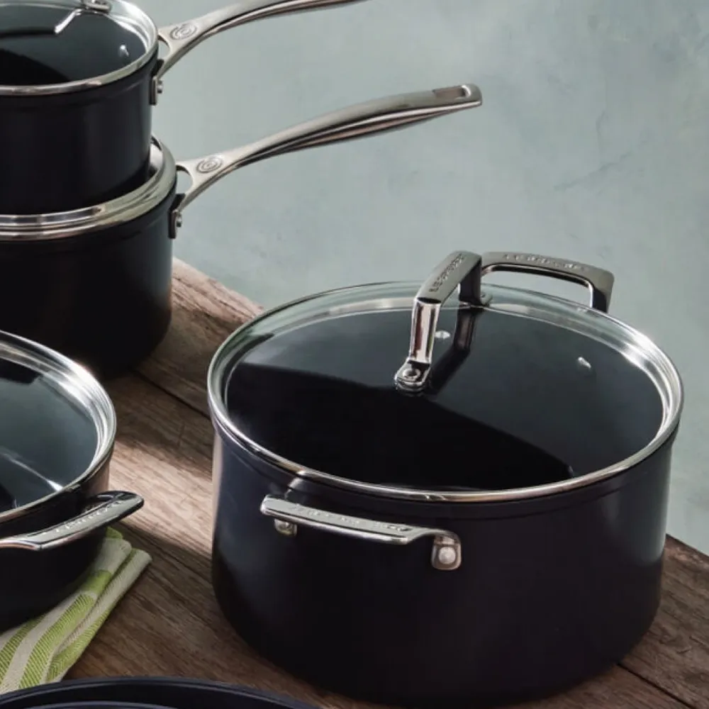 Le Creuset Kookpan Essential Non Stick Ceramic Zwart Discount