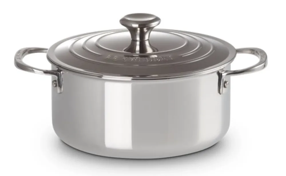 Le Creuset Kookpan Laag Inox Plus Outlet