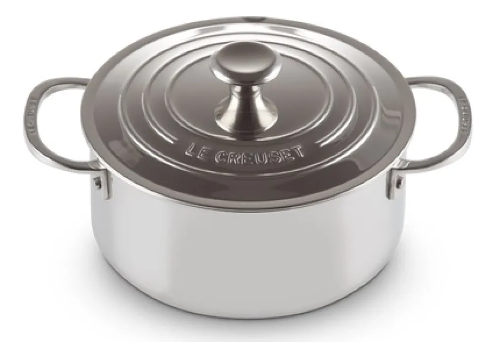 Le Creuset Kookpan Laag Inox Plus Outlet