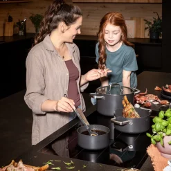 Kookpan Rösle ProNero Ebonic met Deksel 24 cm