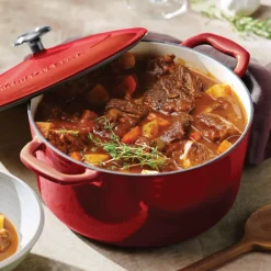 Tramontina Kookpan Bestow Met Deksel Red 28 cm