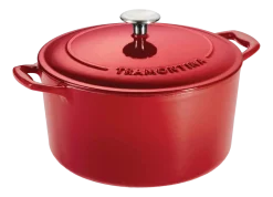 Tramontina Kookpan Bestow Met Deksel Red 28 cm