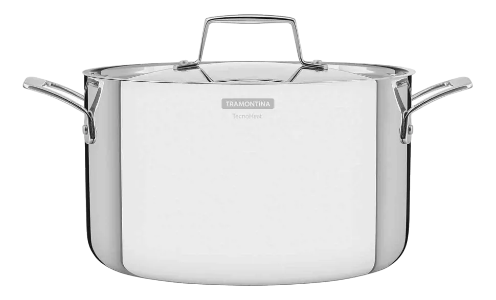 Kookpan Tramontina Grano 3-Laags Zilver 24 cm 5,8 L