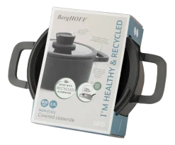 Kookpot Antikleef met Deksel BergHOFF Leo Line Stone + 20cm