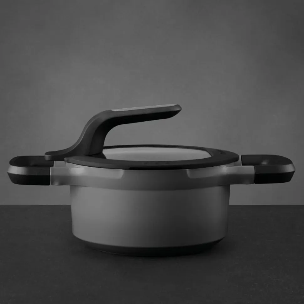Kookpot BergHOFF Gem Line Grijs 20 cm