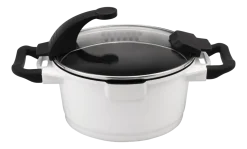 Kookpot met Deksel BergHOFF Essentials Virgo Wit 16 cm