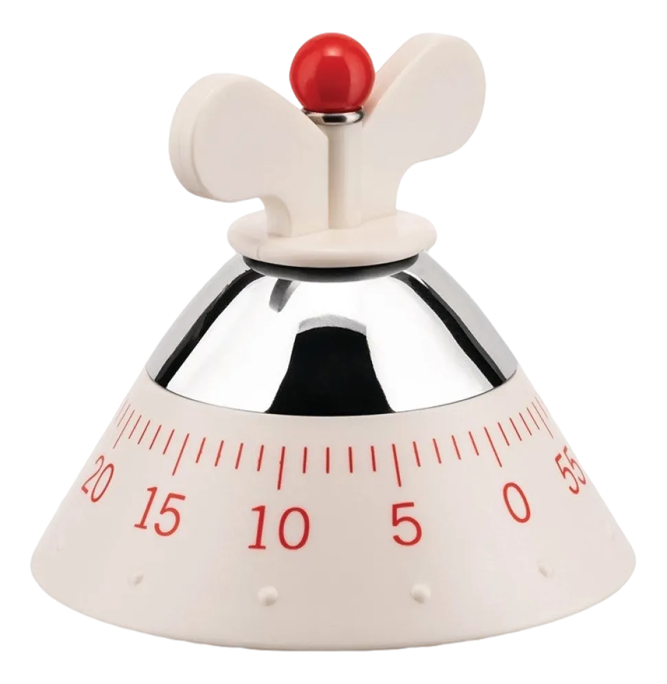 Kookwekker Alessi Kitchen Timer White