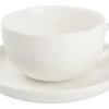 Kop en Schotel Salt & Pepper Studio White 220 ml (Set van 4)