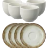 Kop & Schotel Arthur Krupp Porcelain Shade Earth (4-Delig)