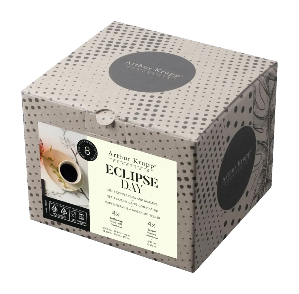 Arthur Krupp Kop & Schotel Porcelain Eclipse Day (4-Delig) Discount