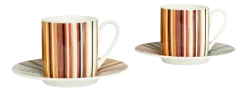 Kop & Schotel Missoni Luxury Gift Box Stripes Jenkins 148 120 ml (Set van 2)