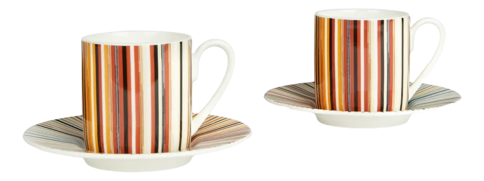 Kop & Schotel Missoni Luxury Gift Box Stripes Jenkins 148 120 ml (Set van 2)