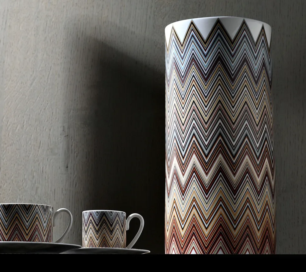 Missoni Kop & Schotel Luxury Gift Box Zig Zag Jarris 148 120 ml (Set van 2) New